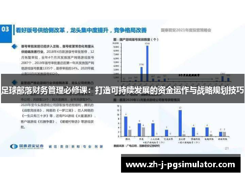 足球部落财务管理必修课:打造可持续发展的资金运作与战略规划技巧 足球部落财务管理必修课:打造可持续发展的资金运作与战略规划技巧